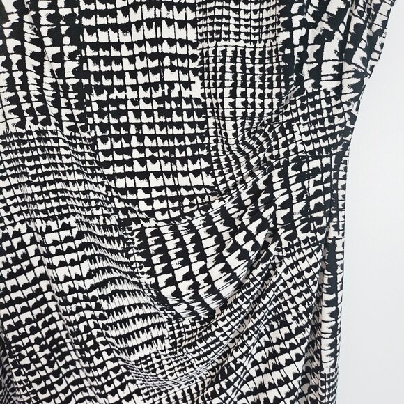 Lauren Ralph Lauren Black White Stretch Sheath Dress – Size 14 (NWOT) - Picture 7 of 9